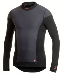 Craft shirt lange mouw be active Extreme windstopper zwart heren