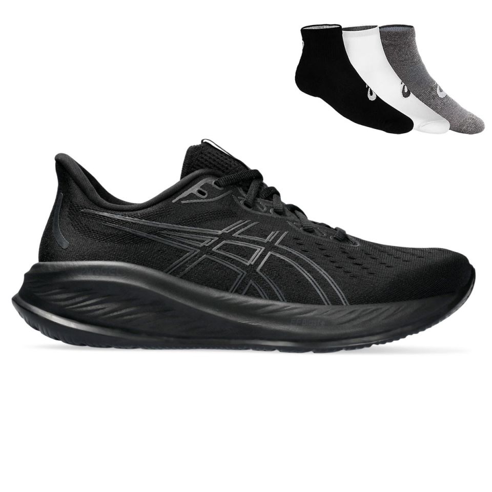 Asics Gel Cumulus 26 + gratis Asics 3-pack sokken Heren (foto 1)