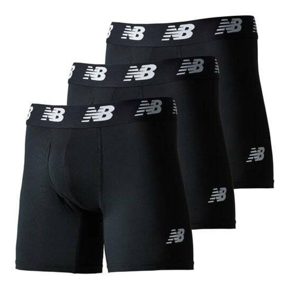 New Balance boxer Premium Performance 6-inch 3 stuks Heren (foto 1)