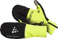 Craft handschoen Hybrid Weather glove geel