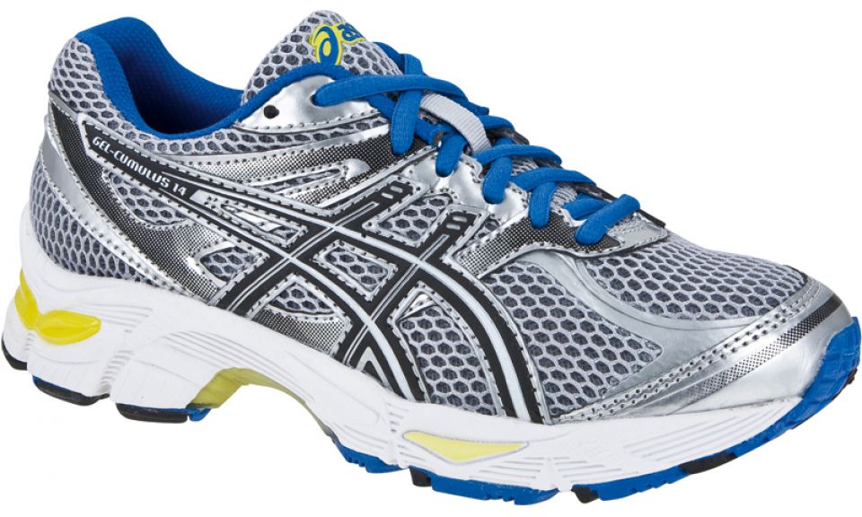 Asics Gel Cumulus 14 GS grijs/blauw kids kopen – Kids