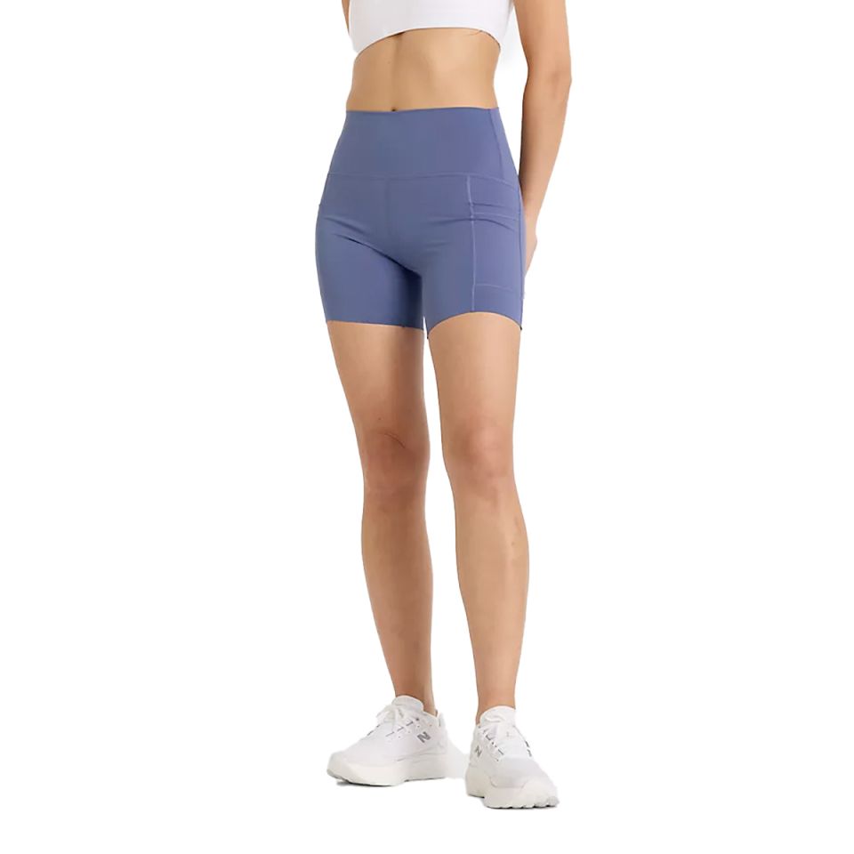 New Balance korte tight Sleek Pocket High Rise Dames (foto 1)