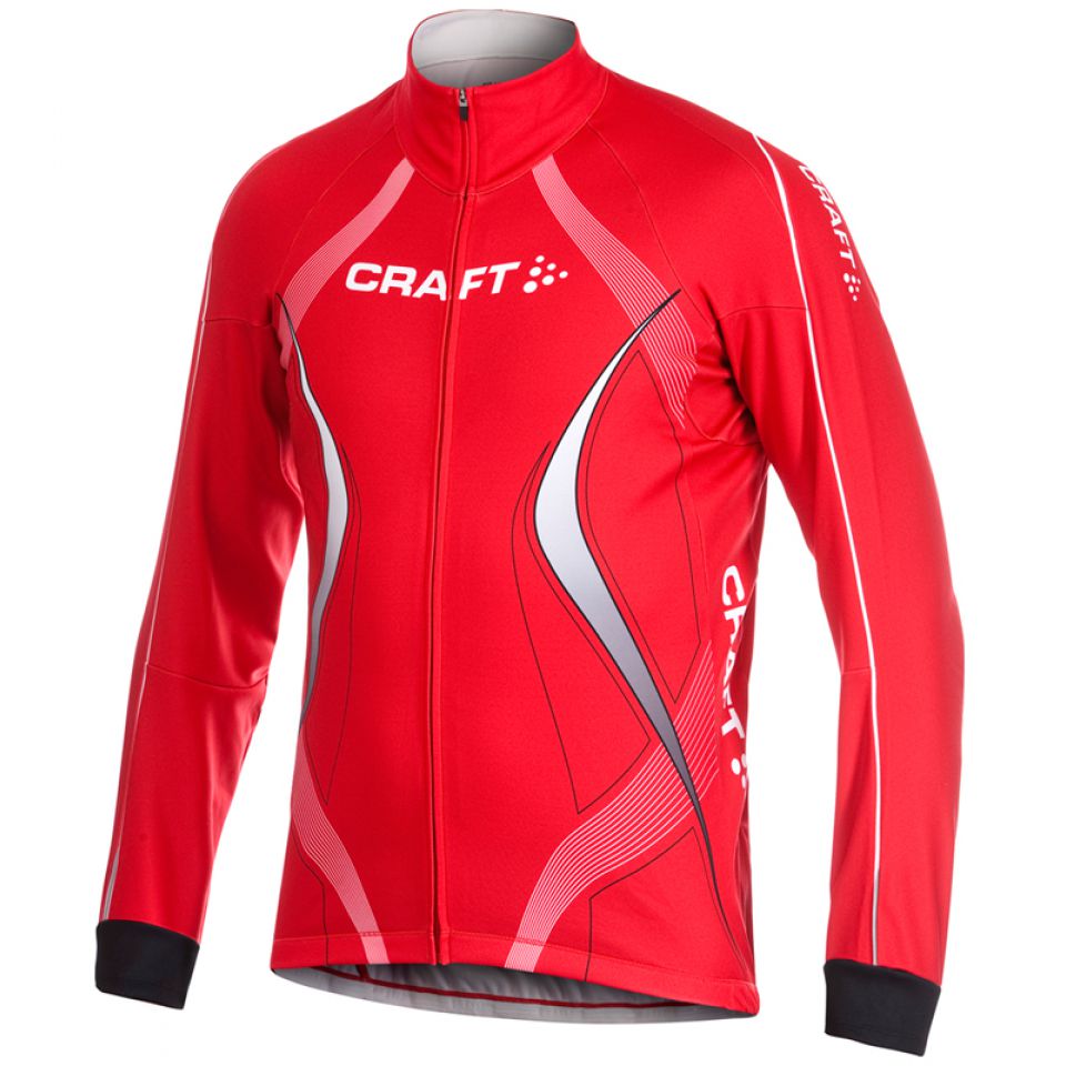 Craft shirt lange mouw Perf tour rood heren (foto 1)