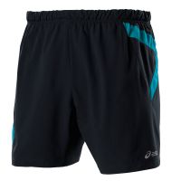 Asics short 7 inch Running zwart/blauw heren