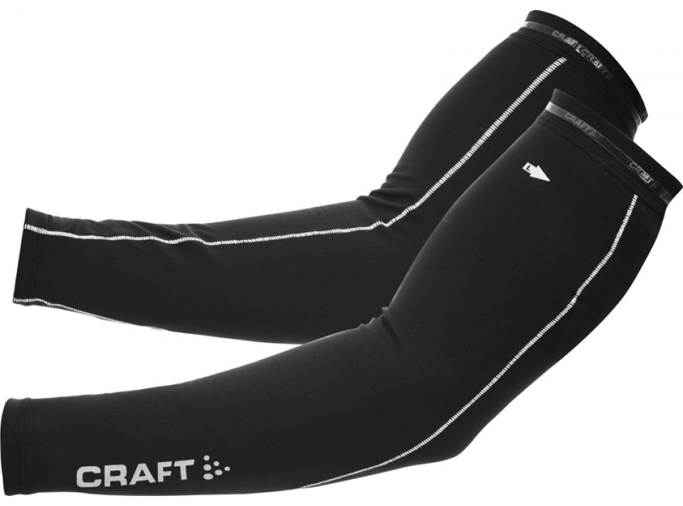 Craft arm warmers running zwart unisex (foto 1)
