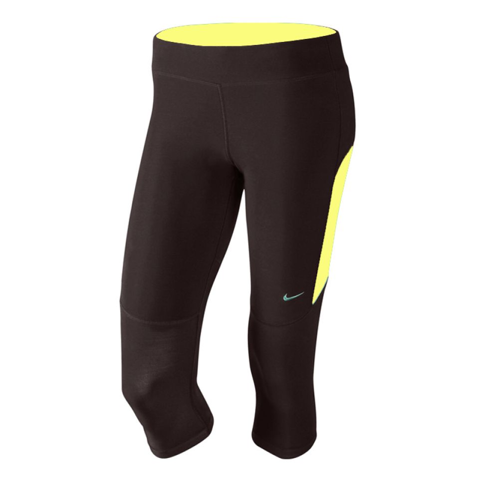 Nike capri Filament zwart/geel dames (foto 1)