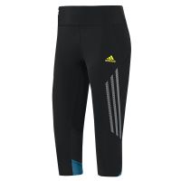 Adidas capri SN zwart/zeegroen/geel dames (foto 1)