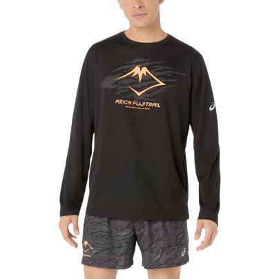 Asics shirt lange mouw Fujitrail Logo Heren