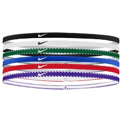 Nike haarband Flex Slim 6-pack