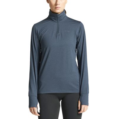 Craft shirt lange mouw 1/2 zip Flow Dames