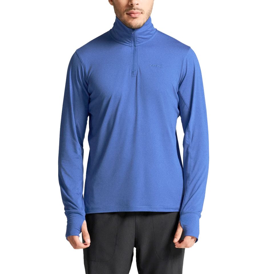Craft shirt lange mouw 1/2 zip Flow Heren (foto 1)