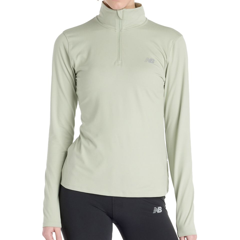 New Balance shirt lange mouw 1/4 zip Space Dye Dames (foto 1)