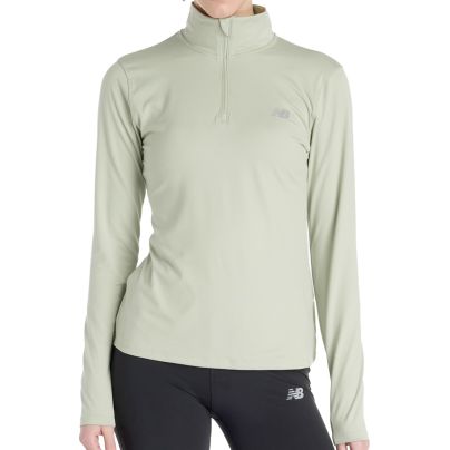 New Balance shirt lange mouw 1/4 zip Space Dye Dames