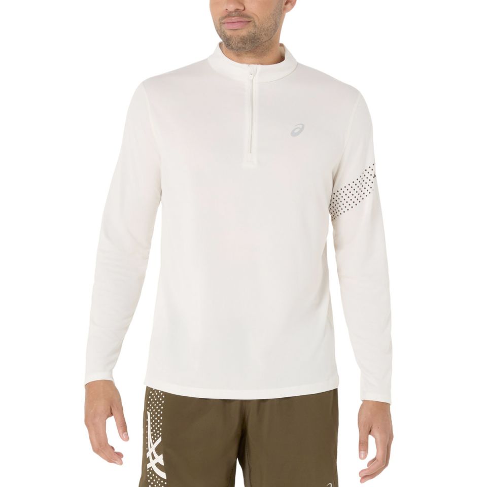 Asics shirt lange mouw 1/2 zip Icon Heren (foto 1)