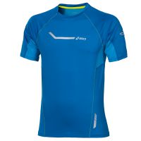Asics shirt korte mouw stretch blauw heren (foto 1)