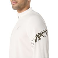 Asics shirt lange mouw 1/2 zip Icon Heren (foto 4)