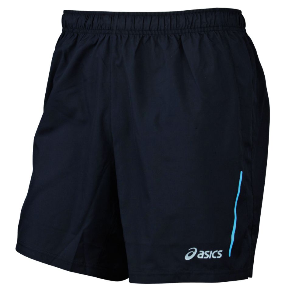 Asics short running zwart/blauw heren (foto 1)