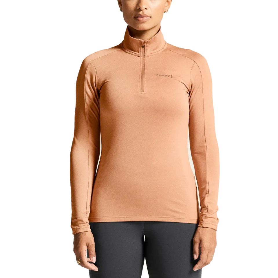 Craft shirt lange mouw 1/2 zip Winter Core Dames (foto 1)