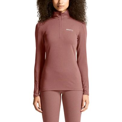 Craft shirt lange mouw 1/2 zip Winter Core Dames