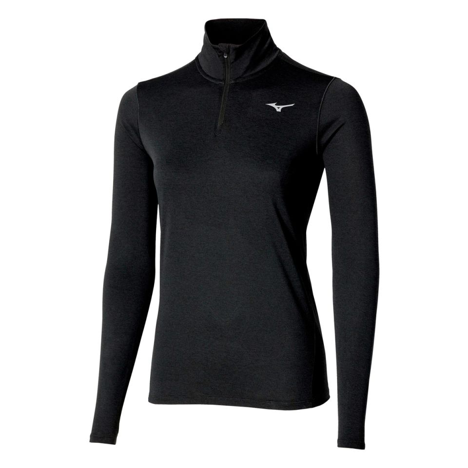 Mizuno shirt lange mouw 1/2 zip Core Impulse Dames (foto 1)