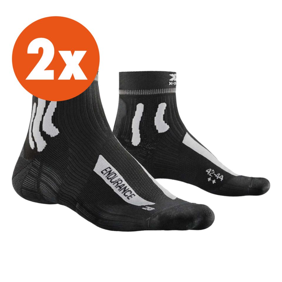 X-Socks sokken Running Endurance 4.0 (2 PAAR) Heren (foto 1)
