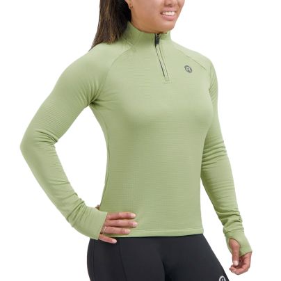 Rogelli shirt lange mouw 1/2 zip Winter Essential Dames