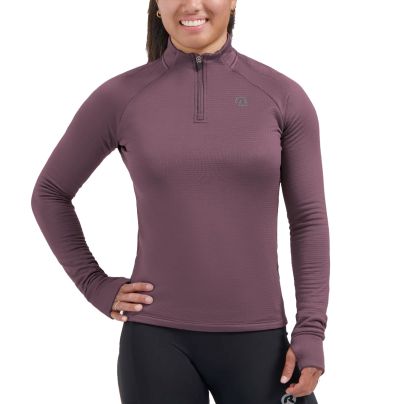 Rogelli shirt lange mouw 1/2 zip Winter Essential Dames
