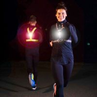 Bee-Safe reflectievest LED lampjes USB met telefoonzak (2 stuks) (foto 4)