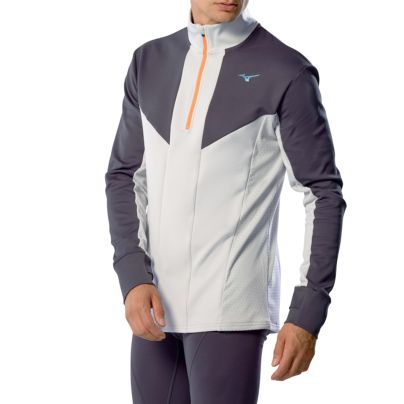 Mizuno shirt lange mouw 1/2 zip Active Warm Heren