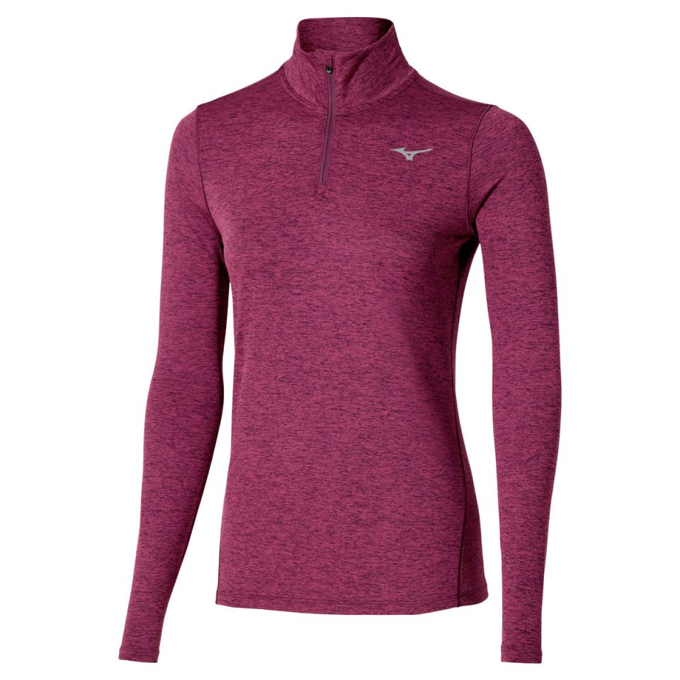 Mizuno shirt lange mouw 1/2 zip Core Impulse Dames (foto 1)
