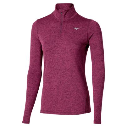Mizuno shirt lange mouw 1/2 zip Core Impulse Dames