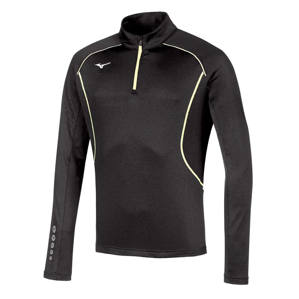 Mizuno shirt lange mouw 1/2 zip Premium warm Heren (foto 1)