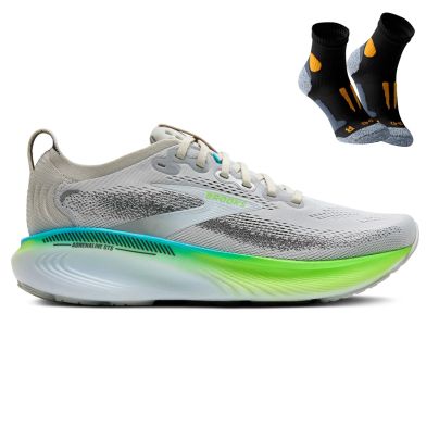 Brooks Adrenaline GTS 25 + Gratis Performance sokken zwart Heren