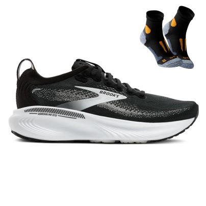 Brooks Adrenaline GTS 25 + Gratis Performance sokken zwart Dames