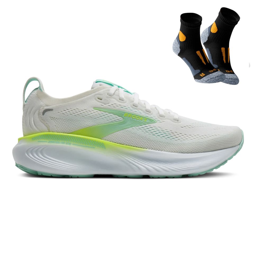 Brooks Adrenaline GTS 25 + Gratis Performance sokken zwart Dames (foto 1)
