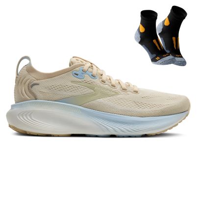 Brooks Adrenaline GTS 25 + Gratis Performance sokken zwart Dames