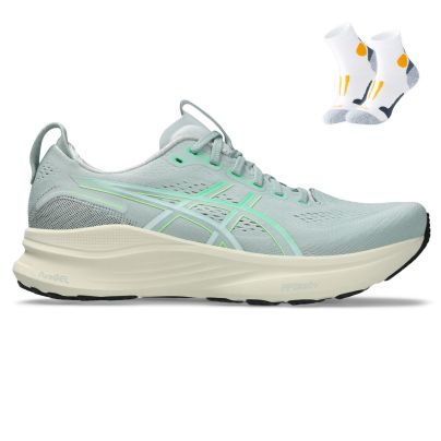 Asics Gel Kayano 32 + Gratis Performance sokken wit Heren