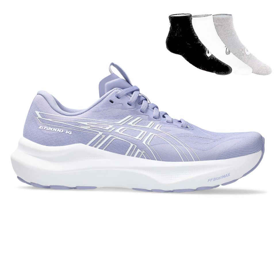 Asics GT-2000 14 + Gratis Asics 3-pack sokken Dames (foto 1)