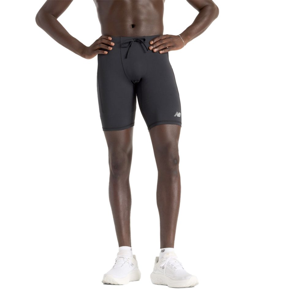 New Balance korte tight Sleek Pocket 9-inch Heren (foto 1)