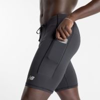 New Balance korte tight Sleek Pocket 9-inch Heren (foto 4)
