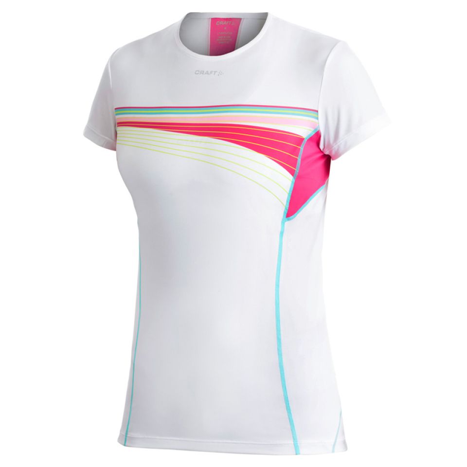 Craft shirt korte mouw stay cool wit dames (foto 1)