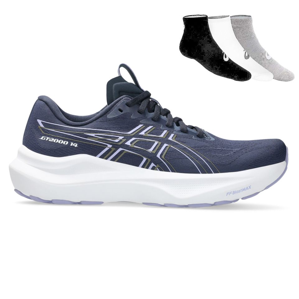 Asics GT-2000 14 + Gratis Asics 3-pack sokken Dames (foto 1)
