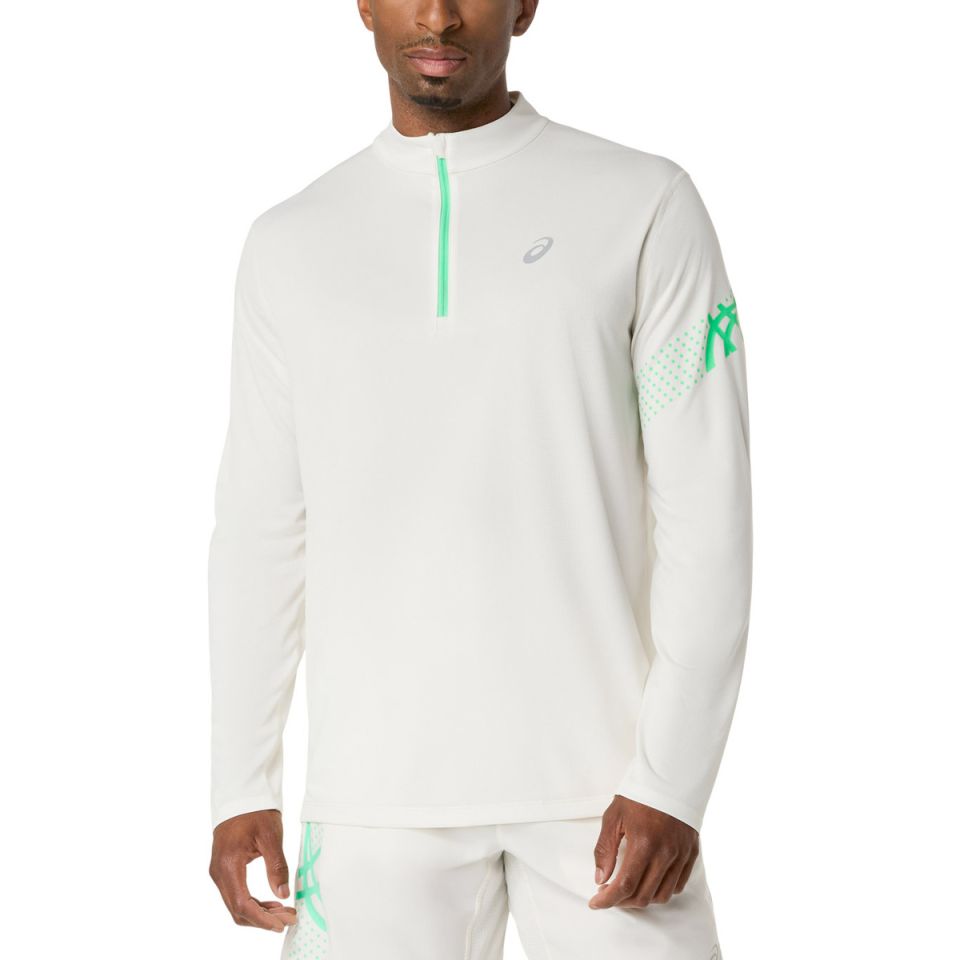 Asics shirt lange mouw 1/2 zip Icon Heren (foto 1)