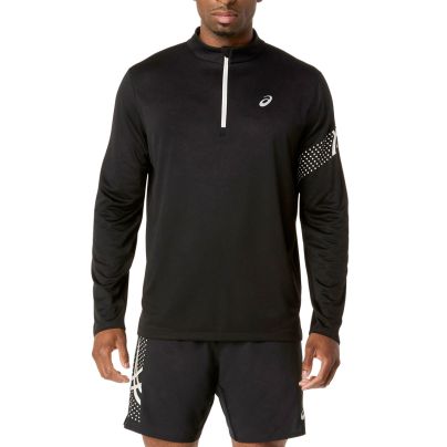 Asics shirt lange mouw 1/2 zip Icon Heren