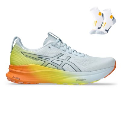 Asics Gel Kayano 32 + Gratis Performance sokken wit Heren