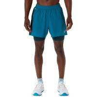 Asics 2-in 1 short Road 5-inch Heren (foto 1)