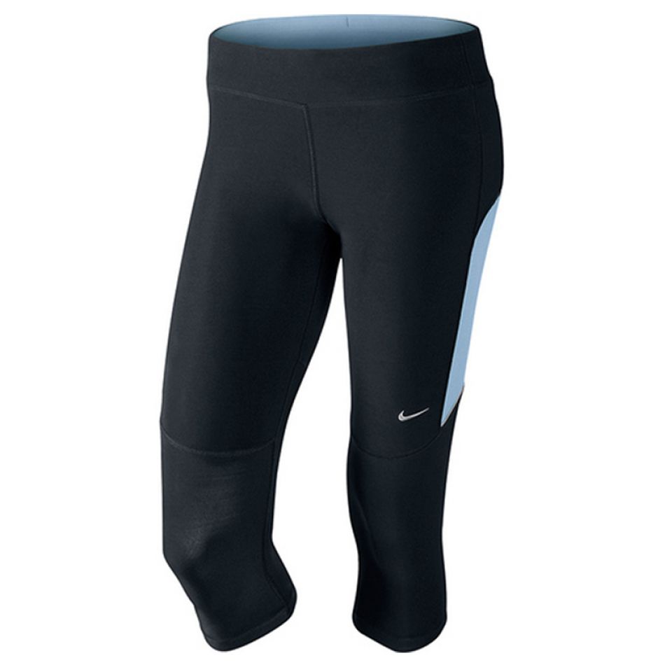 Nike capri Filament zwart/lichtblauw dames (foto 1)