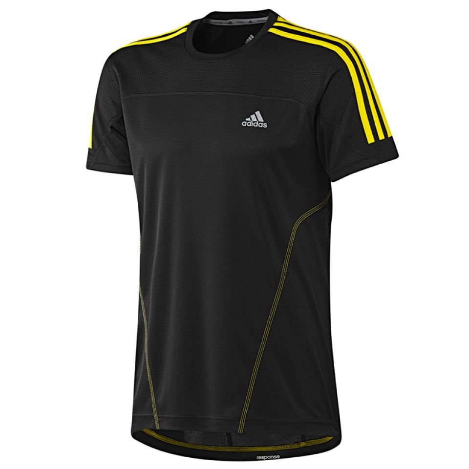 Adidas shirt korte mouw RSP zwart/geel heren (foto 1)