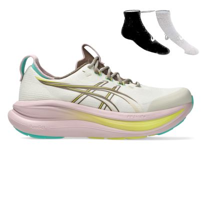 Asics Gel Nimbus 28 TR + Gratis Asics 3-pack sokken Dames