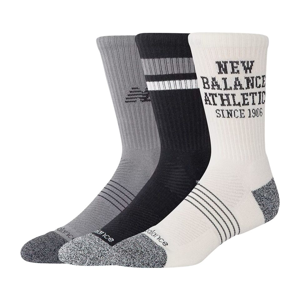 New Balance sokken Active Graphic Crew 3-Pack (foto 1)